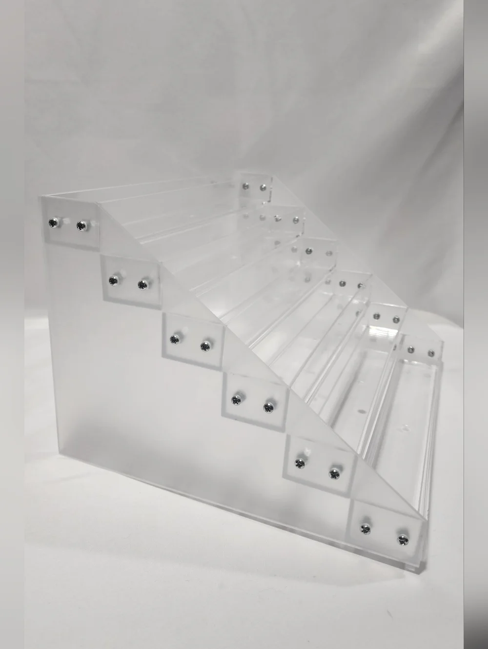Clear Acrylic 6-Tier Lipstick & Cosmetic Organizer - Brand
